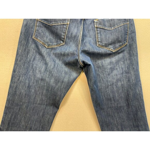 Lands End Womens Straight Jeans Size 4 Blue Denim Medium Wash Low Rise Y2K - Picture 11 of 13